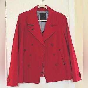 Talbots Nautical Peacoat Jacket Cotton Shell
Double Breasted,Lightweight Size 12
